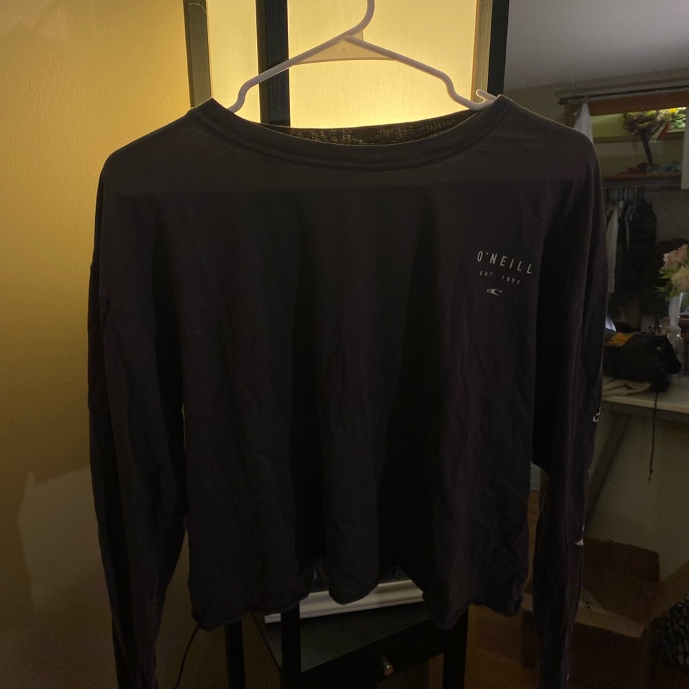 O’Neil cropped grey long sleeve